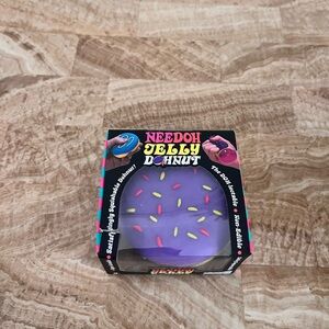 New in box unopened viral TikTok purple sprinkle Needoh jelly dohnut